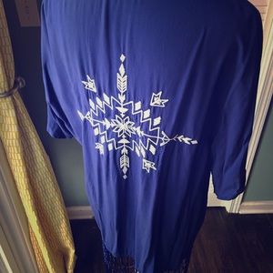 Hippie chic top with tassels